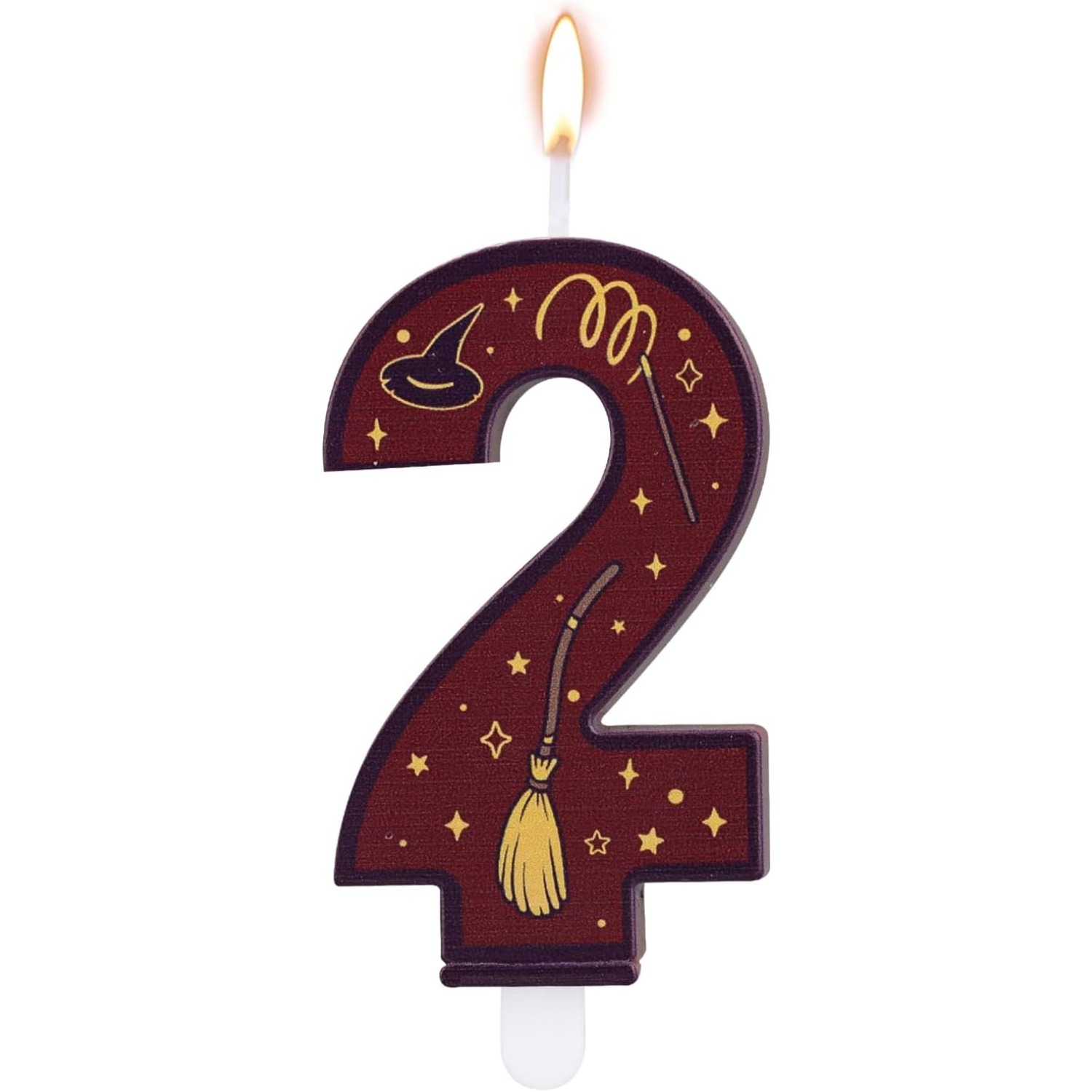 Candle For Supplies - 1 Set Number 0-9 Magical Themed