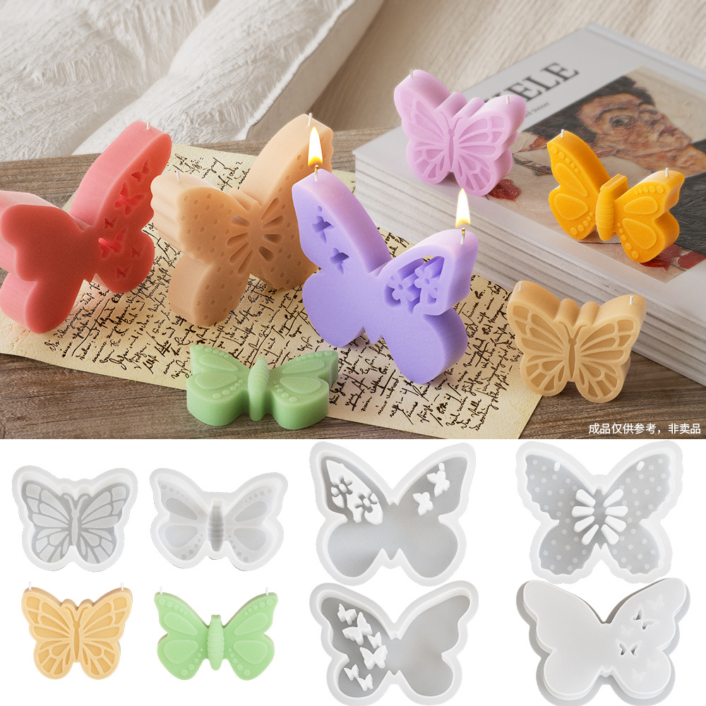 Candle For Supplies - 1PC DIY Butterfly Aroma Candle Silicone
