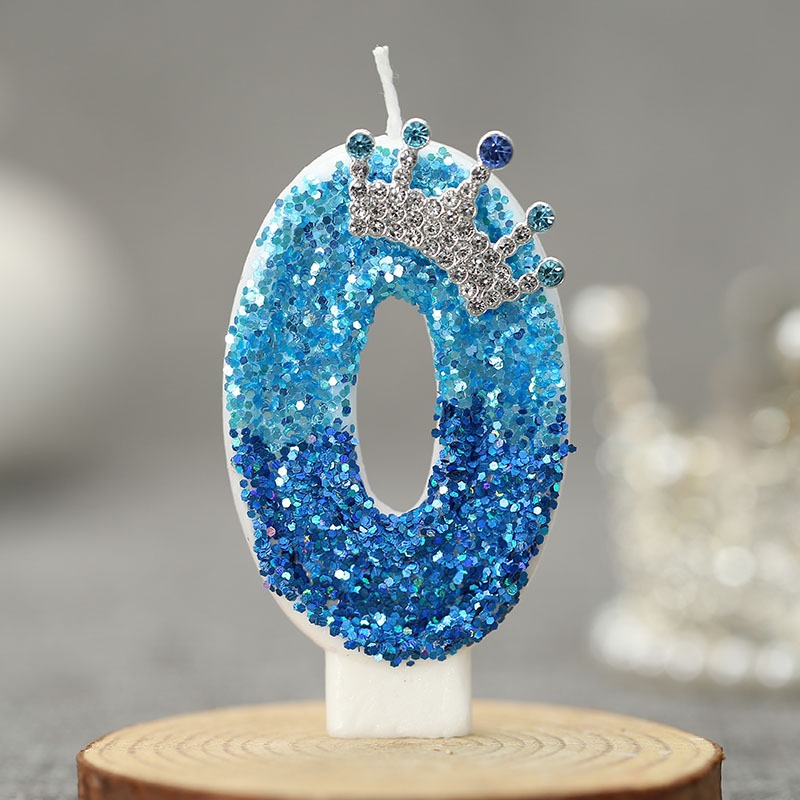 Creative Peacock Blue Crown Di - đánh giá và giá Candle For Supplies
