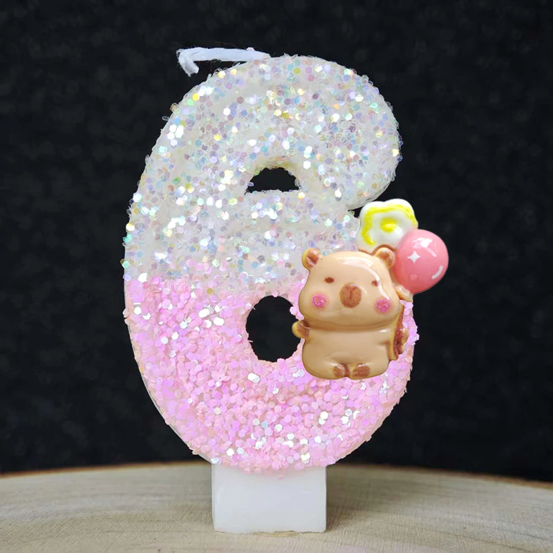 New Capybara Candles Cake Deco - đánh giá và giá Candle For Supplies