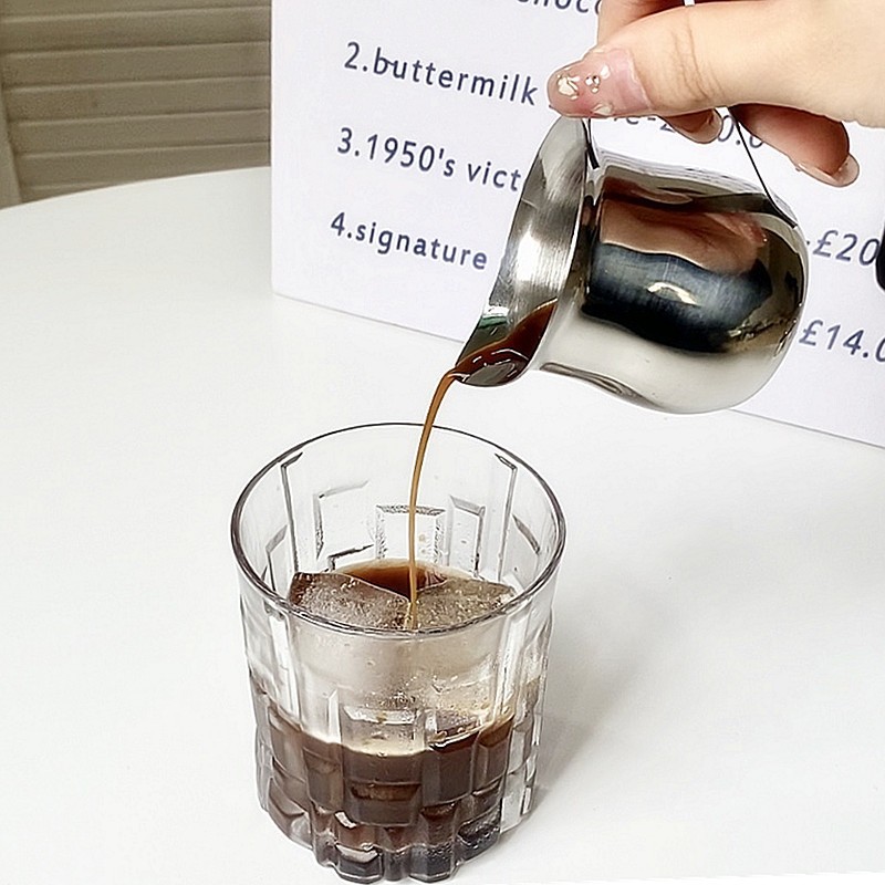2/3/5/7oz Coffee Milk Frothing - đánh giá và giá Pour Spout Pitcher