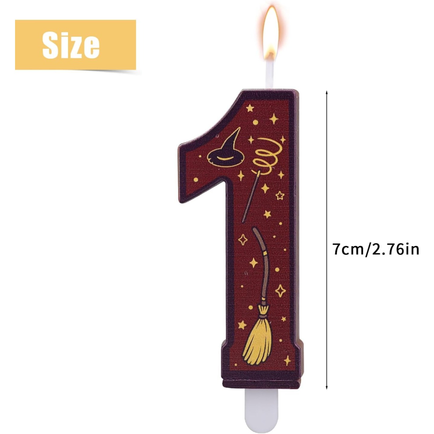 1 Set Number 0-9 Magical Theme - đánh giá và giá Candle For Supplies