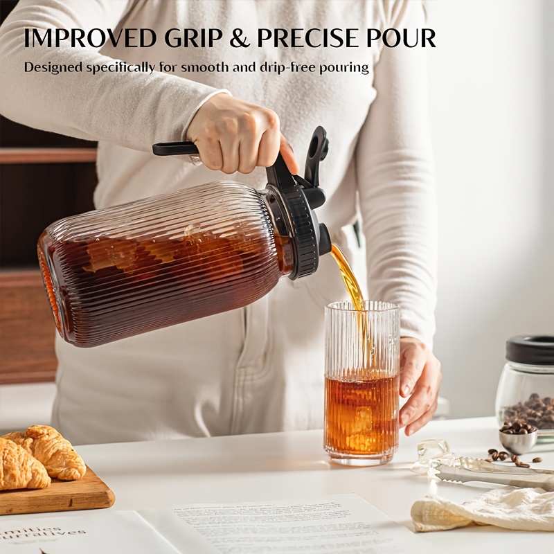2PCS Glass Mason Jar Pitcher L - đánh giá và giá Pour Spout Pitcher