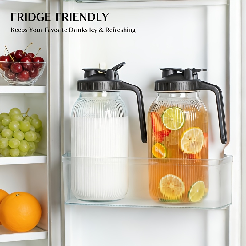 2PCS Glass Mason Jar Pitcher L - đánh giá và giá Pour Spout Pitcher