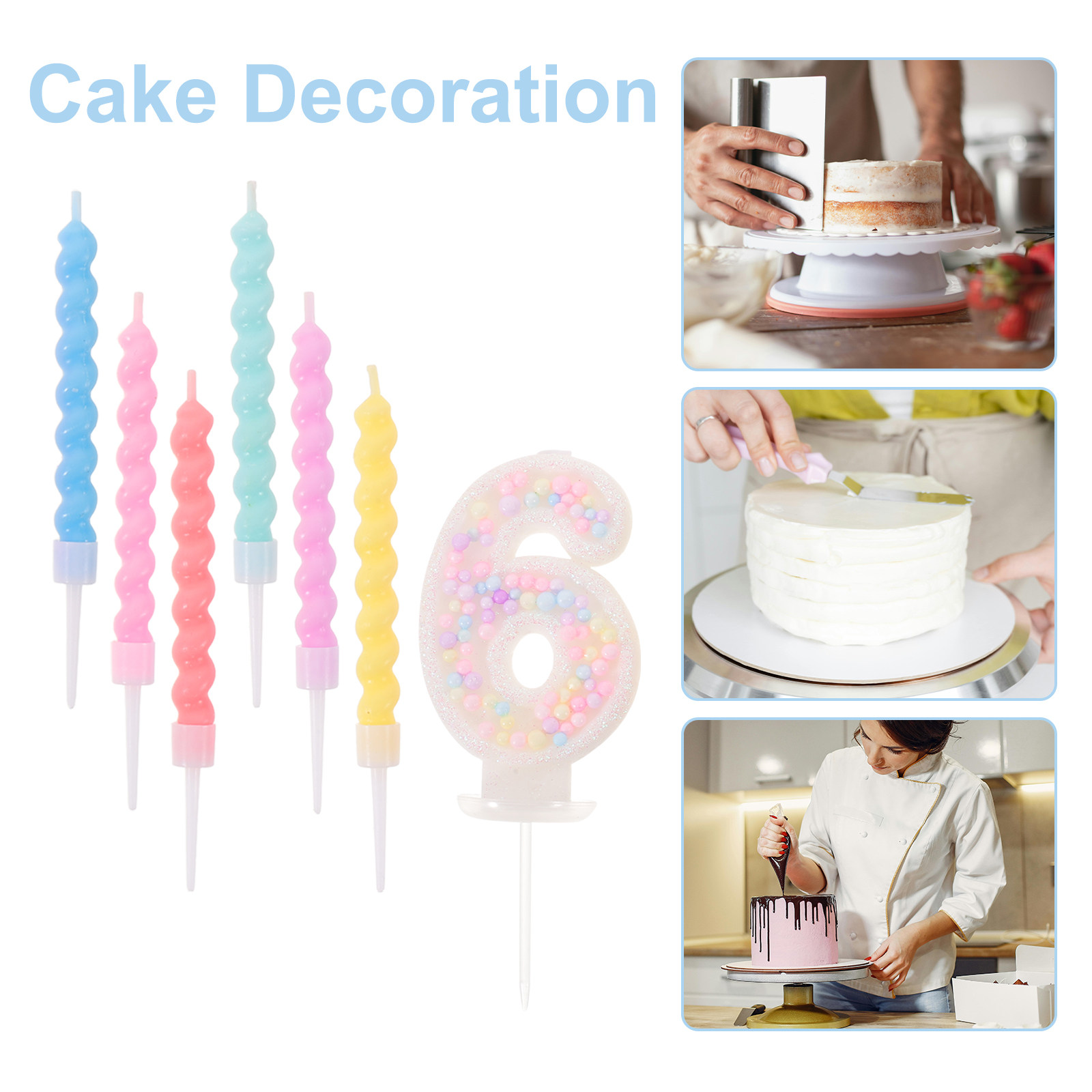 13Pcs Colorful Spiral Birthday - đánh giá và giá Candle For Supplies